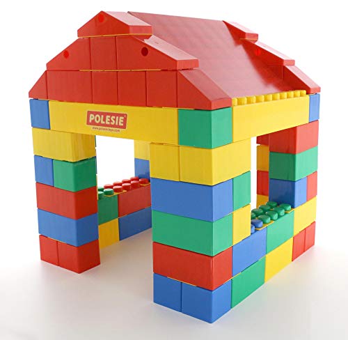 Polesie 37473 Haus aus XXL Bausteine, 134-tlg